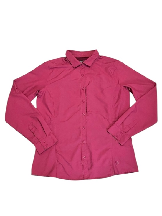 Mountain Hardwear Tops - MOUNTAIN HARDWARE Canyon Long Sleeve Button Front Shirt Performance Hiking Sz 10